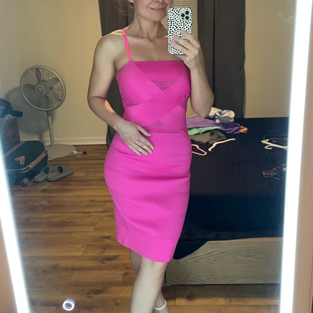 Never worn Barbie Pink bandage dress from DreamGirl